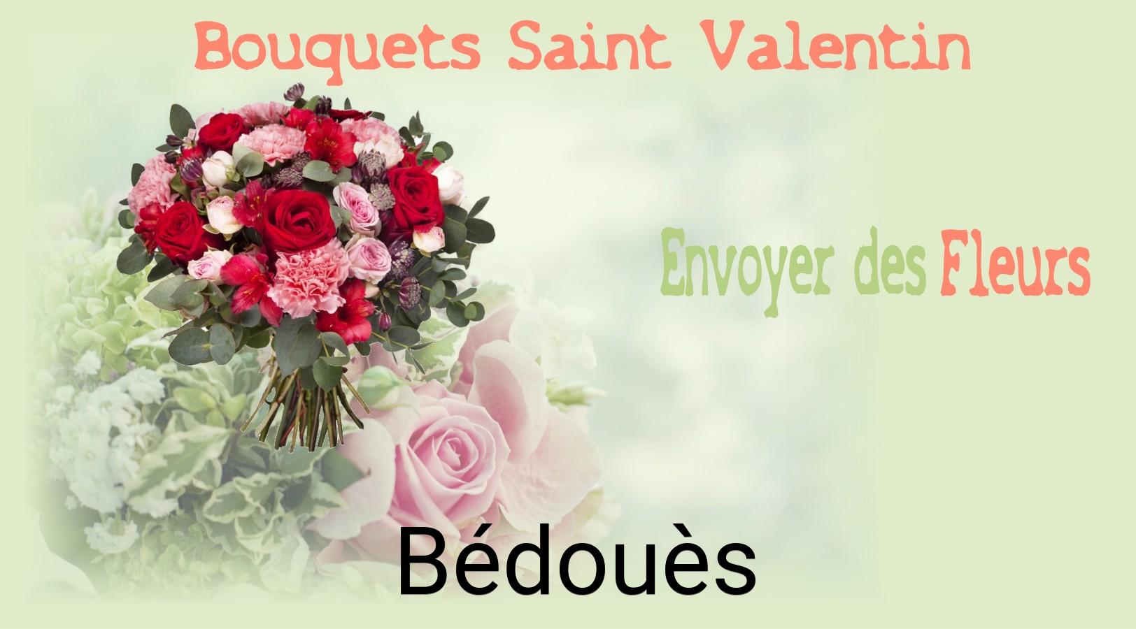 Roses de Saint-Valentin livrées à Bédouès